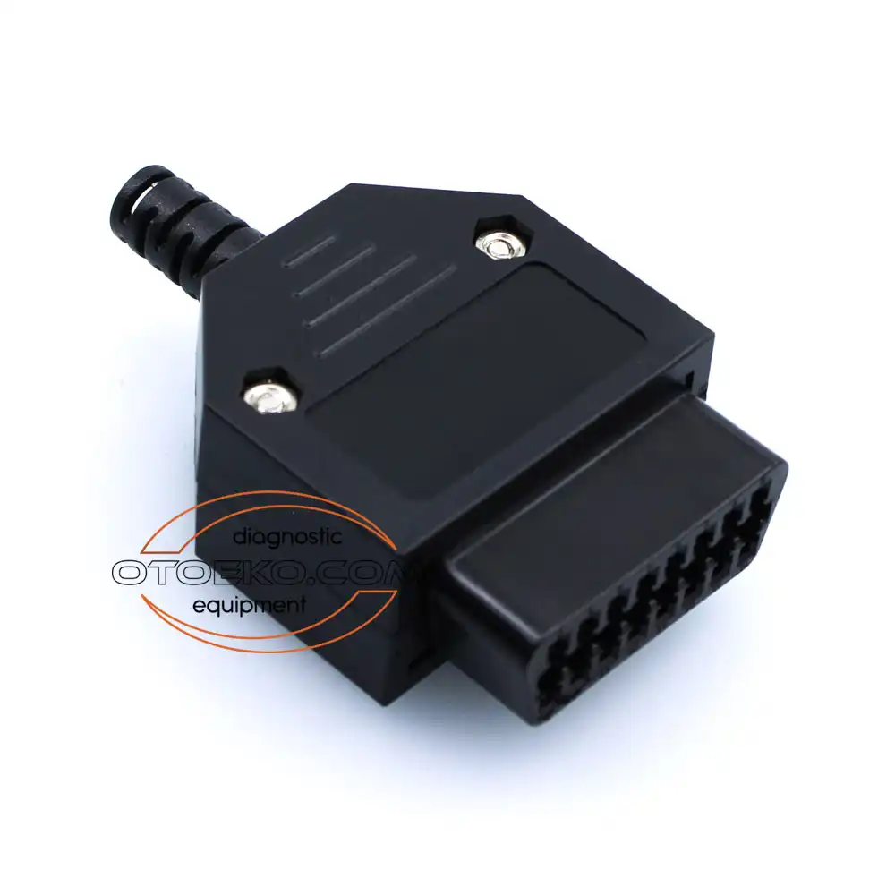 كابل ووصلة الفحص والتشخيص الصناعية J1962F Obd2 16 Pinli Konnektör / İçi Boş (Otoeko) عالية الاعتمادية - 10